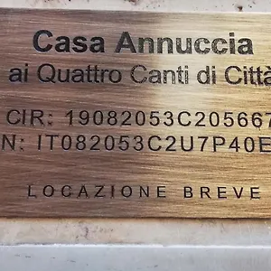  Appartamento Casa Annuccia Ai Quattro Canti Di Italia